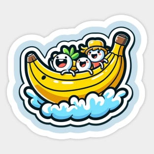 banana boats Sticker